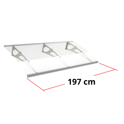 197 cm x 89 cm x 25.5 cm